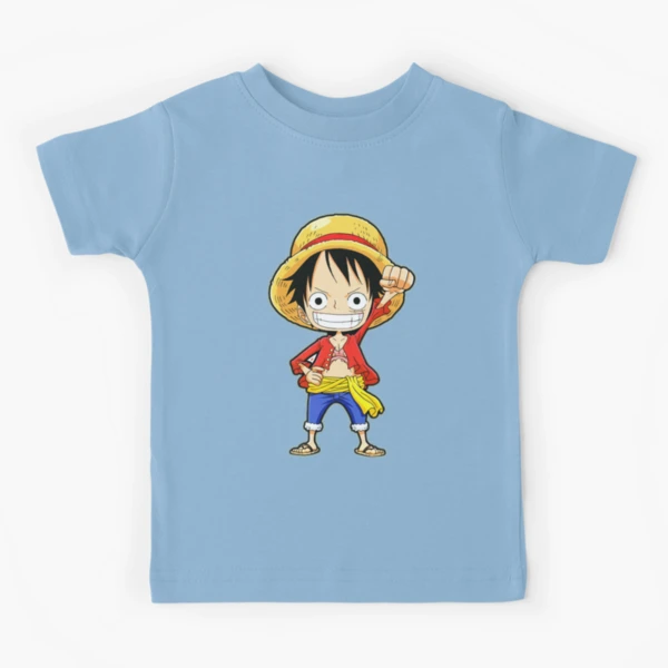 One Piece Monkey D.Luffy Camo Camouflage Dab Dance Blue T-shirt