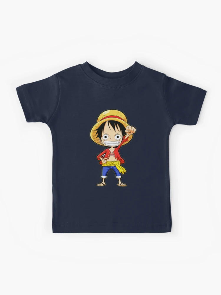 One Piece Monkey D.Luffy Camo Camouflage Dab Dance Blue T-shirt