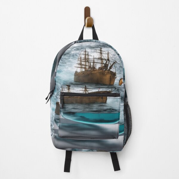 Item preview, A ship in a bottle on a stormy ocean. designed and sold by Maniock.