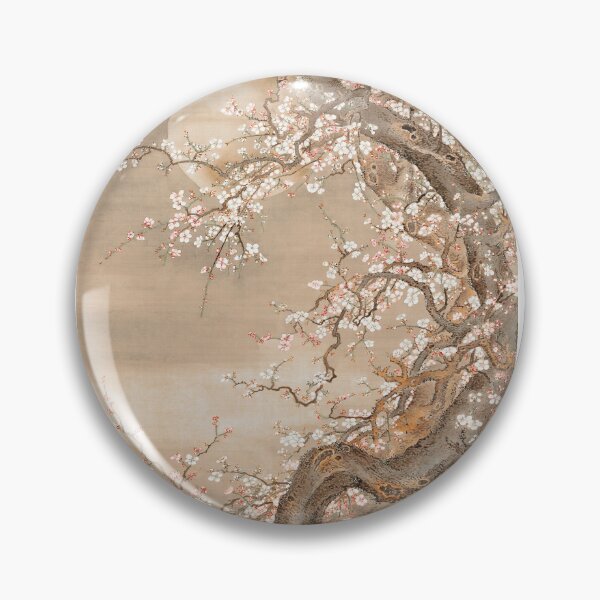 Item preview, Japanese plum blossoms in moonlight designed and sold by charlyjones.
