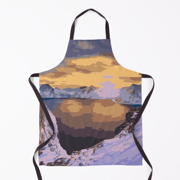 Item preview, Abstract Illustration:- Abstract Landscape Illustration of Sunset Scenery designed and sold by typoinspired.