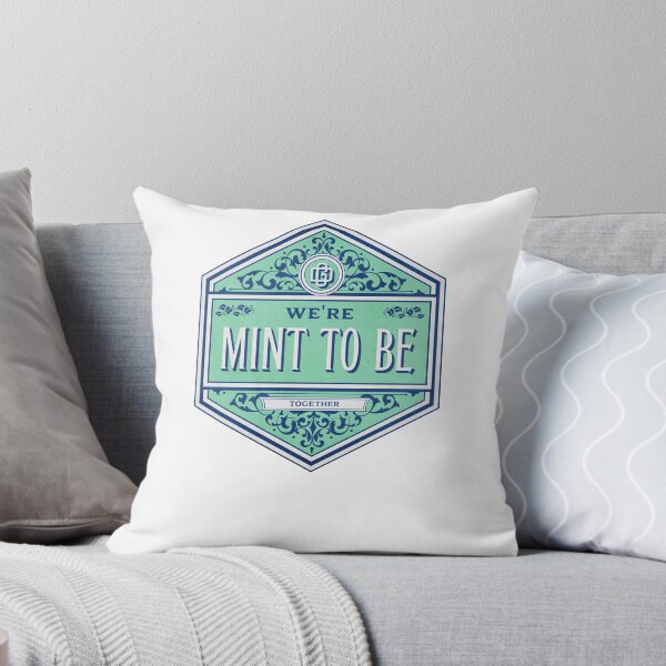 Item preview, We're Mint to be together funny food pun designed and sold by Gabba Delgado.