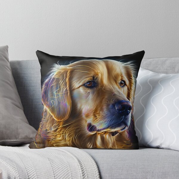 Item preview, Golden retriever head abstract image designed and sold by Globuwear.