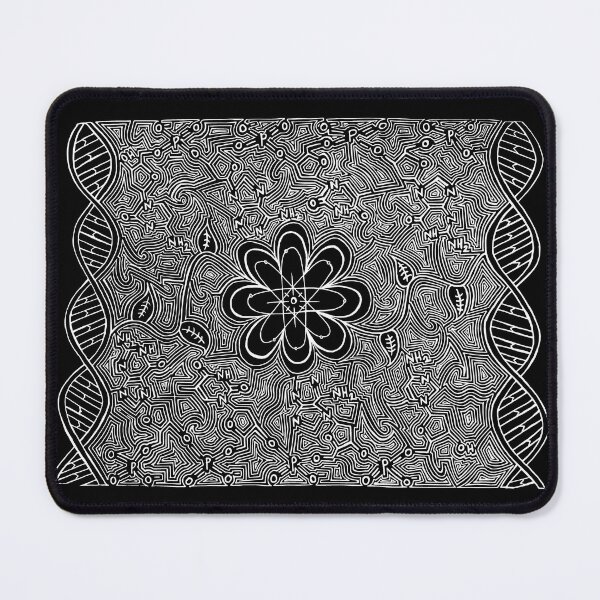 Item preview, Atom Flower (black) designed and sold by Astrid Manuel.
