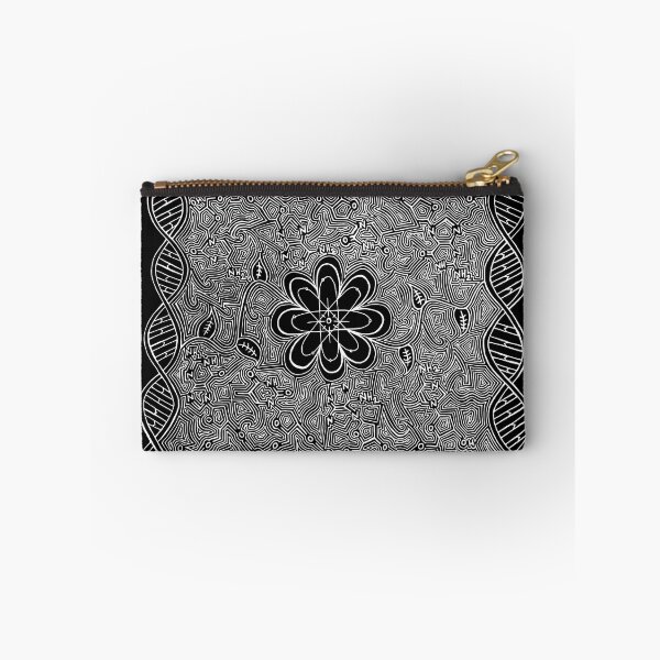 Item preview, Atom Flower (black) designed and sold by Astrid Manuel.