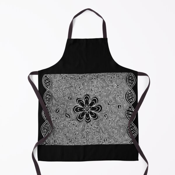 Item preview, Atom Flower (black) designed and sold by Astrid Manuel.