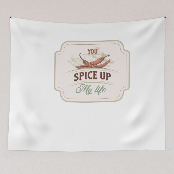 Item preview, You spice up my life funny food pun designed and sold by Gabba Delgado.