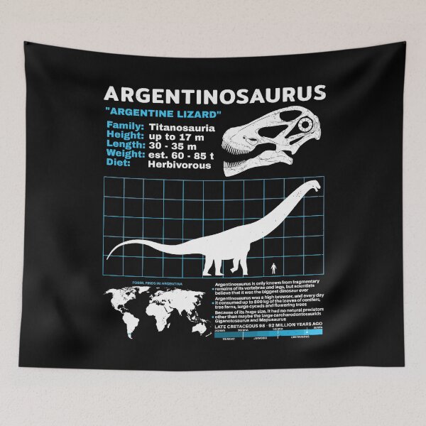 Item preview, Argentinosaurus Fact Sheet designed and sold by NicGrayGraphic.