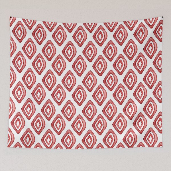 Item preview, Ethnic geometry Red designed and sold by Olena Kovalova Design.