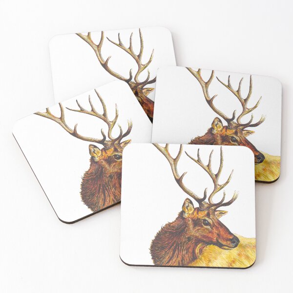 Item preview, Elk and antlers designed and sold by Danielbowles.