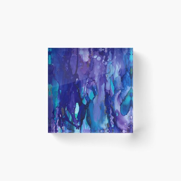 Ocean Gold Acrylic Block