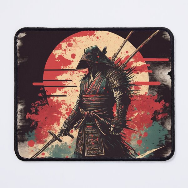 Item preview, Ninja Warrior Japanese Retro Art Katana Fight Soldier Arme  designed and sold by RetroZ0.