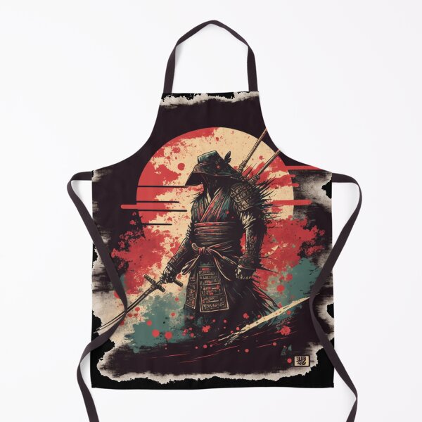 Aperçu de l'œuvre Ninja Guerrier Japonais Art Rétro Katana Lutte Soldat Arme créée et vendue par RetroZ0.