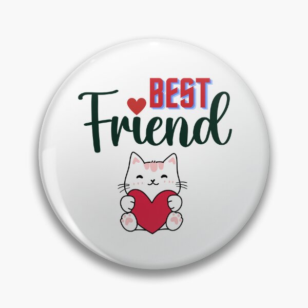 Item preview, Best Friend With A Cute Cat designed and sold by HappyLife4U.