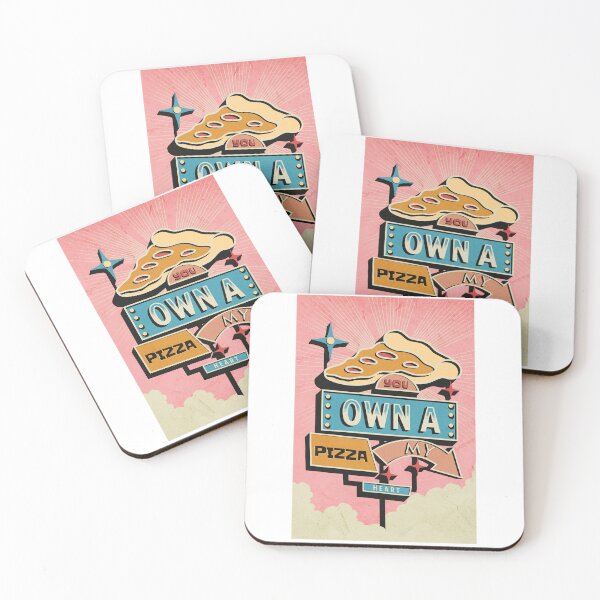 Item preview, You own a pizza my heart funny food pun designed and sold by Gabba Delgado.
