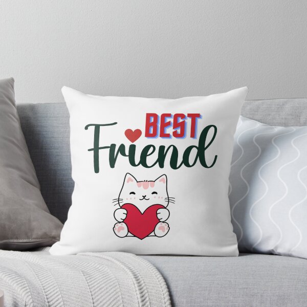 Item preview, Best Friend With A Cute Cat designed and sold by HappyLife4U.