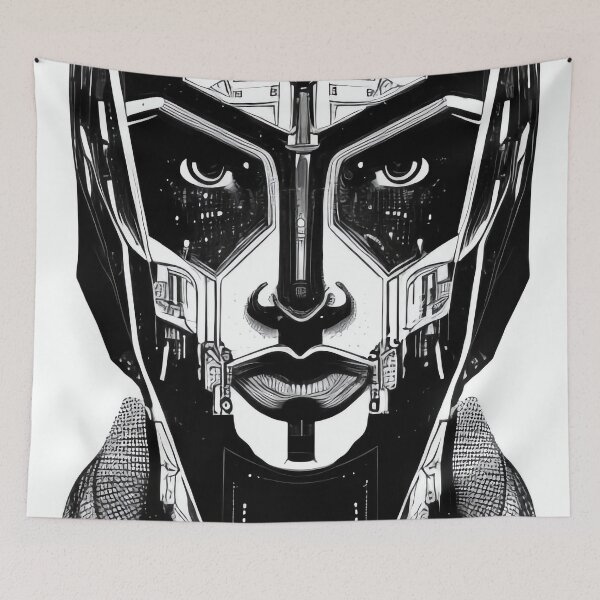 Item preview, Alpha android portrait designed and sold by Kamiri.