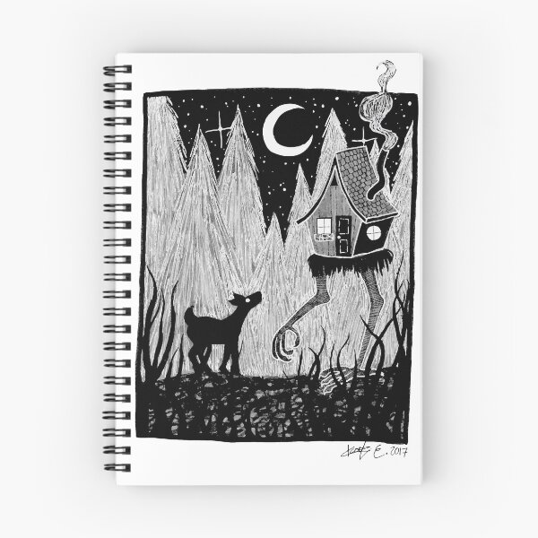 Item preview, Baba Yaga's House- Inktober2017 designed and sold by kaiteartwork.