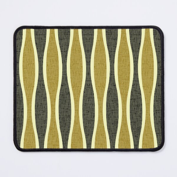 Item preview, Retro Tiki Pin Stripes 354 Gold and Black designed and sold by tonymagnerart.