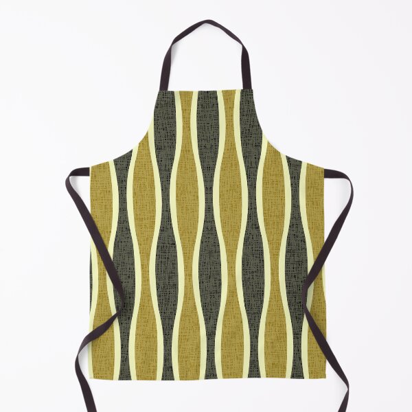 Item preview, Retro Tiki Pin Stripes 354 Gold and Black designed and sold by tonymagnerart.