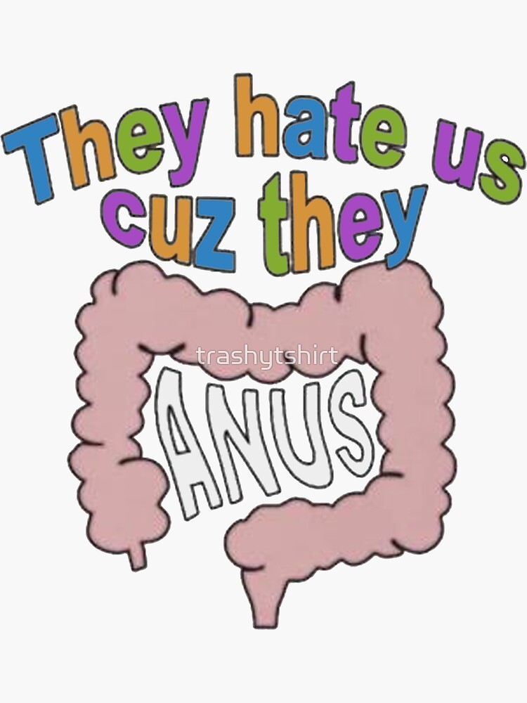 They Hate Us Cuz They Anus - They Hate Us Cause They Anus - Posters and Art  Prints