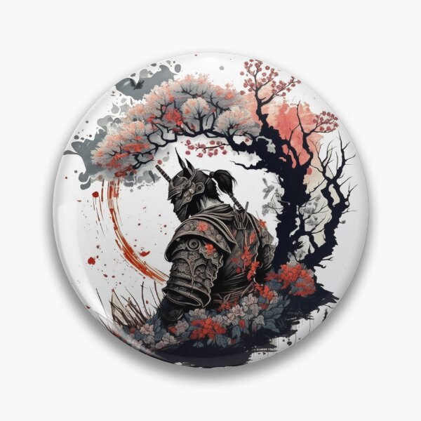 Item preview, Ninja Warrior Japanese Retro Art Katana Fight Soldier Arme  designed and sold by RetroZ0.
