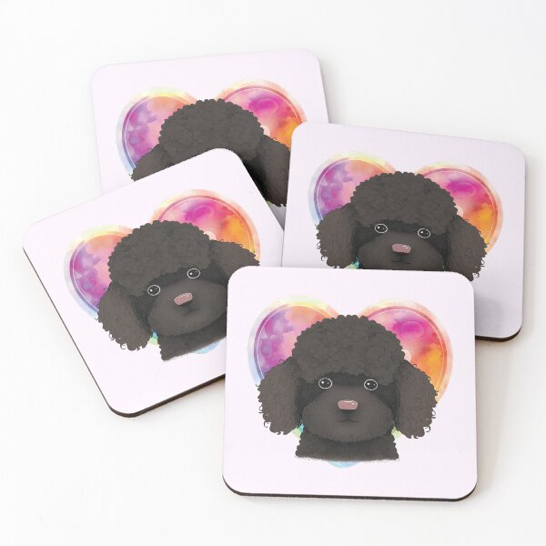 Item preview, Dark Poodle Cute Dog designed and sold by nicestr.