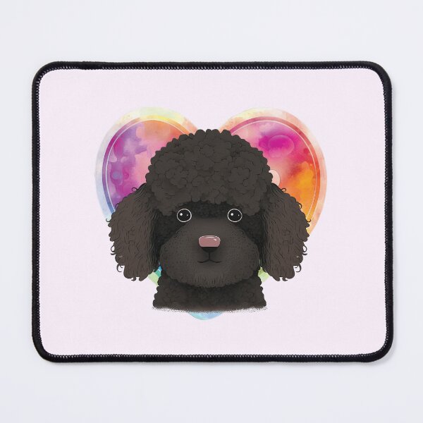 Item preview, Dark Poodle Cute Dog designed and sold by nicestr.