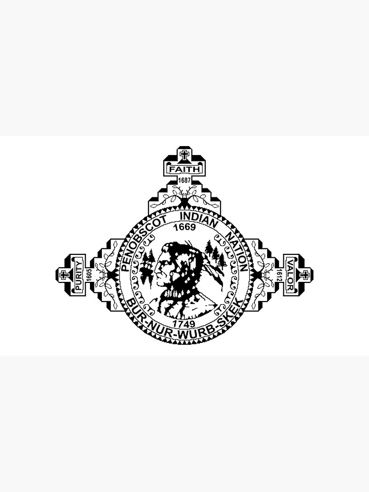 "Penobscot Tribal Nation Seal" Sticker for Sale by artyflyers Redbubble