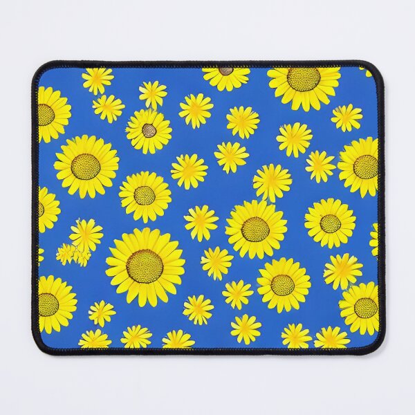 Item preview, Yellow daisy flower pattern designed and sold by gramizzia.