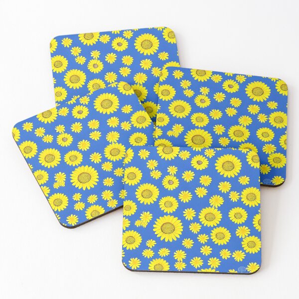 Item preview, Yellow daisy flower pattern designed and sold by gramizzia.