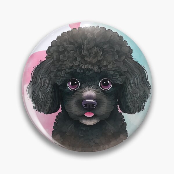 Item preview, Dark Poodle Cute Dog designed and sold by nicestr.