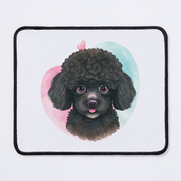 Item preview, Dark Poodle Cute Dog designed and sold by nicestr.