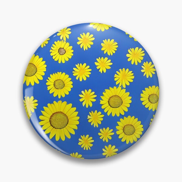 Item preview, Yellow daisy flower pattern designed and sold by gramizzia.