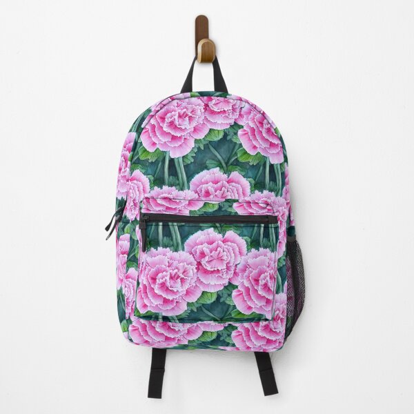 Item preview, Pink carnations watercolor flower pattern designed and sold by patterncrow.