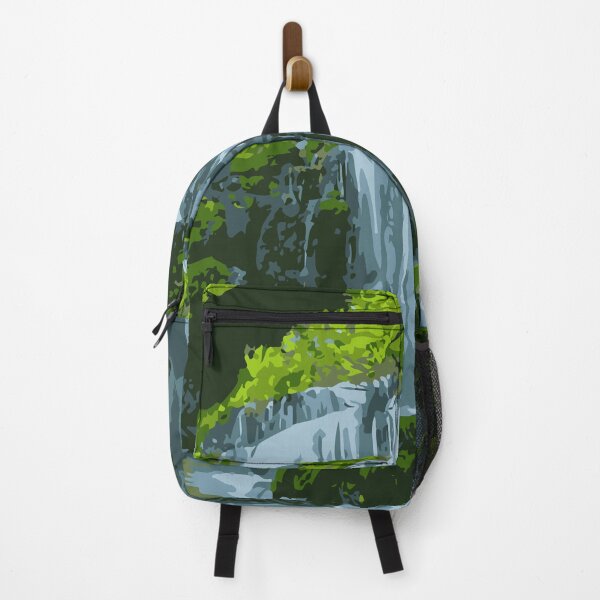 Item preview, Abstract Illustration:- Abstract Landscape Illustration of Tree & Fountain designed and sold by typoinspired.
