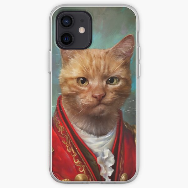 Court General Wise Cat iPhone Soft Case