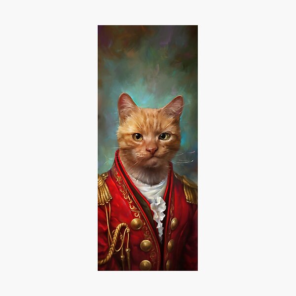 Court General Wise Cat Photographic Print