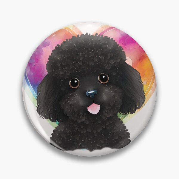 Item preview, Dark Poodle Cute Dog designed and sold by nicestr.