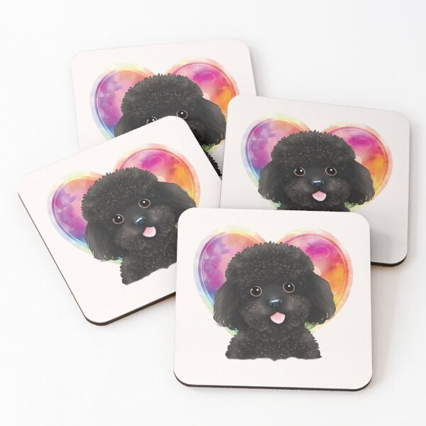 Item preview, Dark Poodle Cute Dog designed and sold by nicestr.