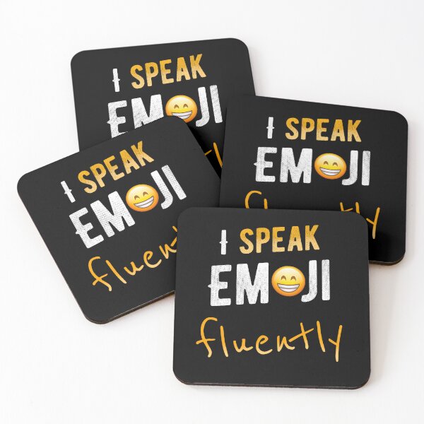 Item preview, I speak Emoji fluently designed and sold by mwebba2005.