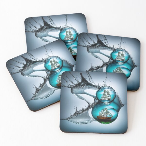 Item preview, An old ship in a stormy sea. designed and sold by Maniock.