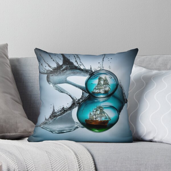 Item preview, An old ship in a stormy sea. designed and sold by Maniock.