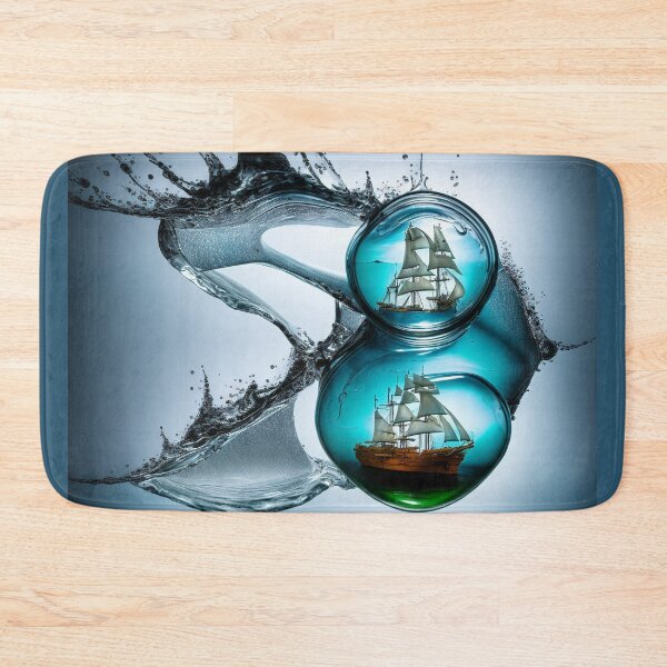 Item preview, An old ship in a stormy sea. designed and sold by Maniock.