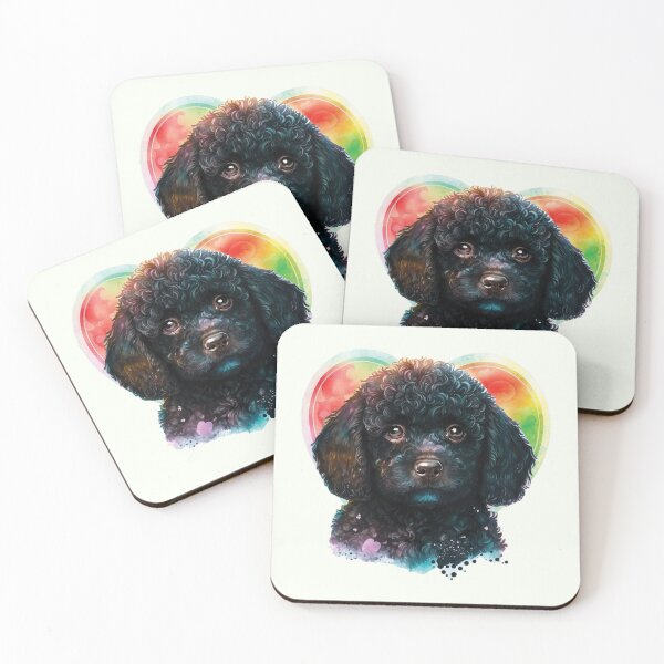 Item preview, Dark Poodle Cute Dog designed and sold by nicestr.