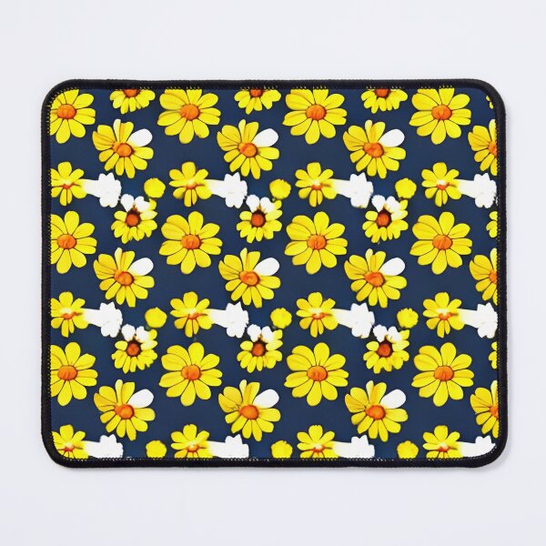 Item preview, Yellow daisy flower pattern designed and sold by gramizzia.
