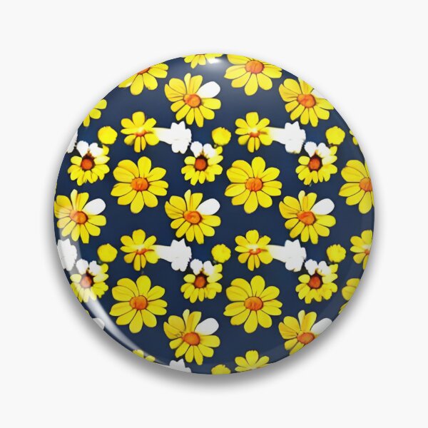 Item preview, Yellow daisy flower pattern designed and sold by gramizzia.