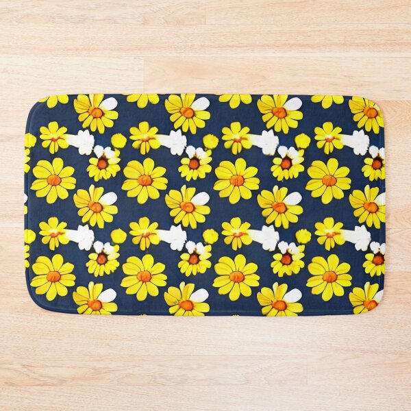 Item preview, Yellow daisy flower pattern designed and sold by gramizzia.