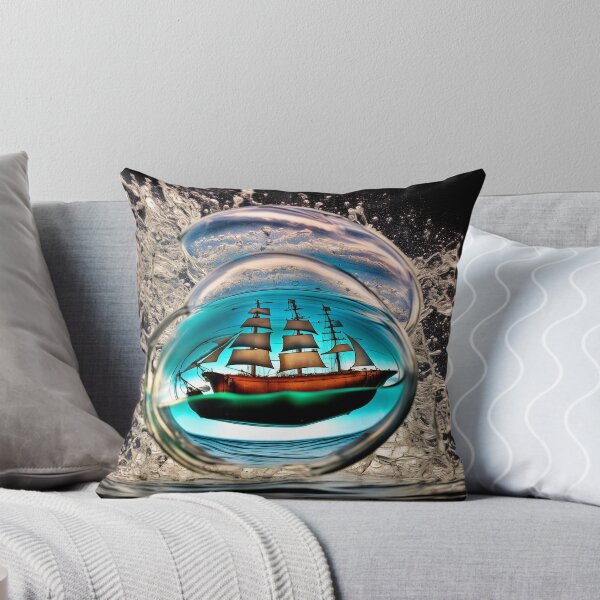 Item preview, Sailing ship on a stormy ocean. designed and sold by Maniock.