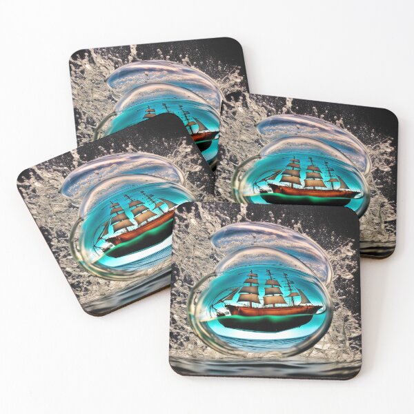 Item preview, Sailing ship on a stormy ocean. designed and sold by Maniock.